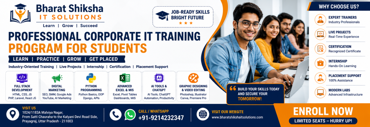 Professional Corporate IT Training Program for Students